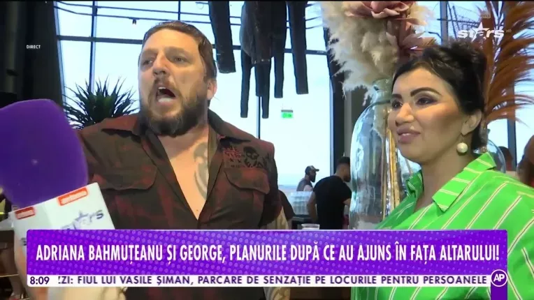 Adriana Bahmuteanu si George, marturisiri despre viata in doi dupa casatorie!