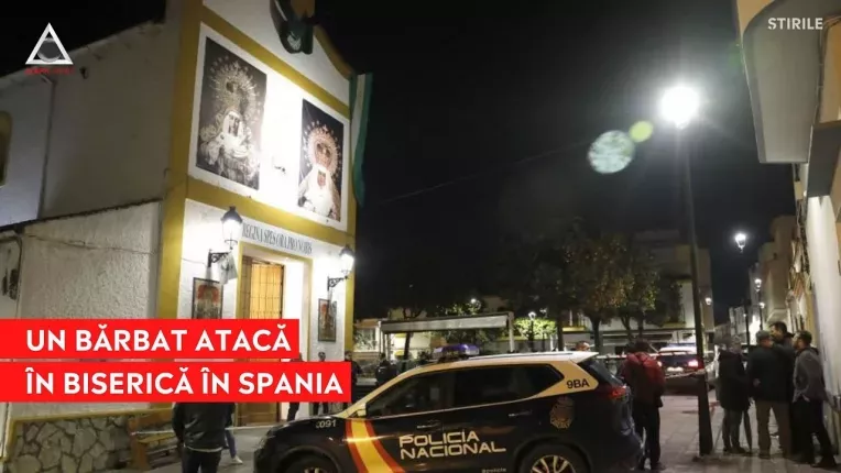 Atac terorist in doua biserici din Spania. Un barbat a atacat mai multi oameni cu o maceta