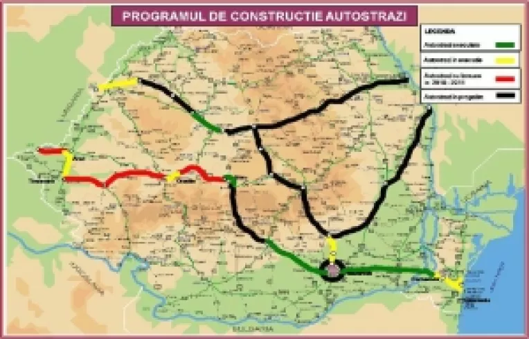 Autostrazile inexistente din Romania, conectate cu autostrazile europene 