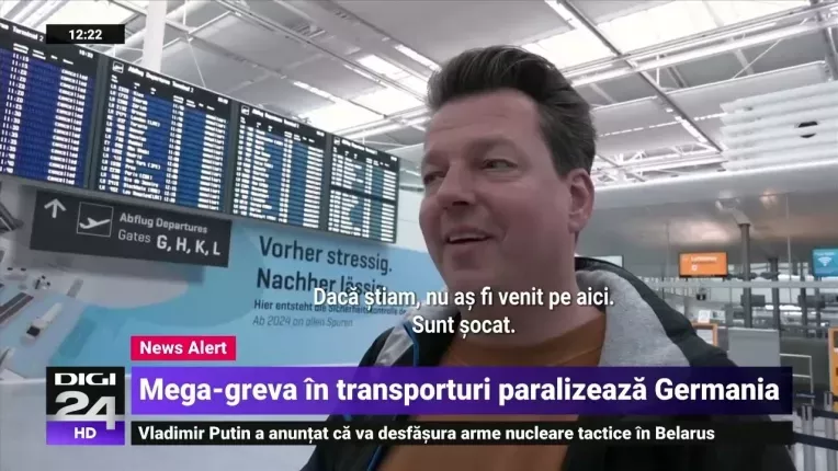 Cea mai mare greva de la reunificarea Germaniei. Transporturile sunt paralizate