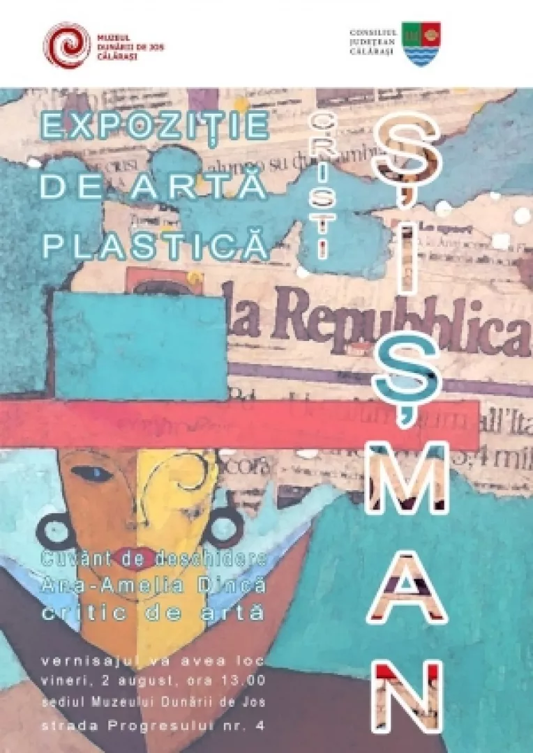 Cristi Sisman, un artist roman care traieste in Austria, isi expune creatiile la Muzeul Dunarii de Jos