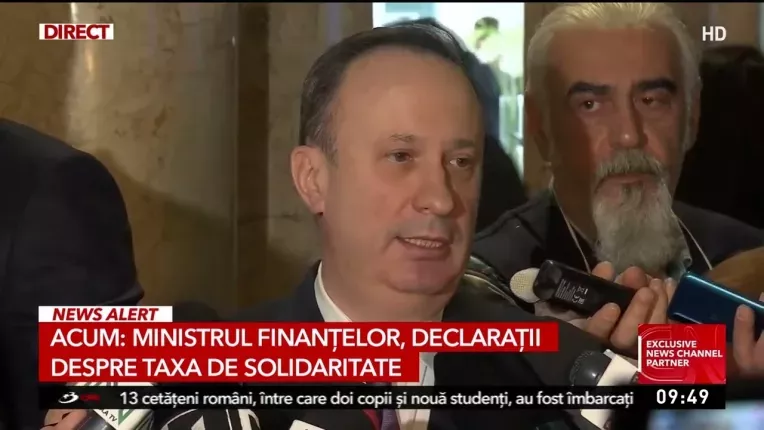 Ministrul Finantelor despre taxa de solidaritate:'' Toate companiile vor achita aceasta taxa''