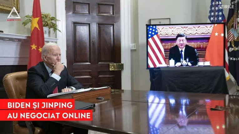 Negocieri online intre Joe Biden si Xi Jinping. Despre ce au discutat cei doi lideri