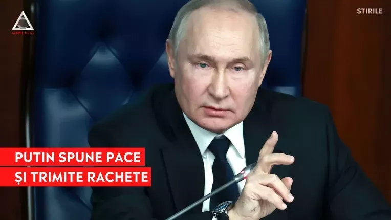Putin vorbeste despre pace, dar continua atacurile