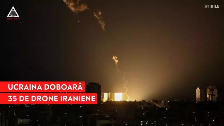 Ucraina a doborat 35 de drone iraniene