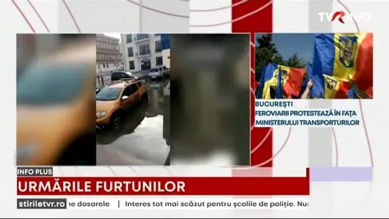 Urmarile furtunilor. Mai multe gospodarii au fost inundate