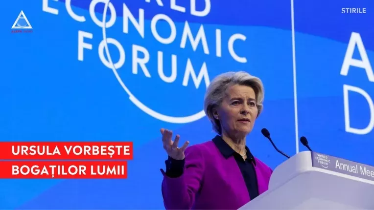 Ursula vorbeste la Forumul Economic Mondial