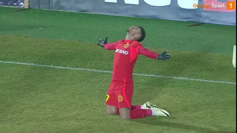 Voluntari - FCSB 1-2. Coman a intors rezultatul cu o dubla superba,  avans readus la 10p