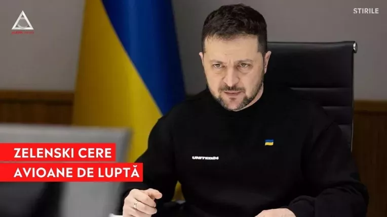 Zelenski cere avioane de lupta moderne